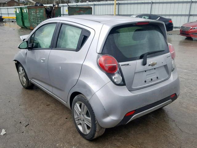 KL8CA6S90FC717426 - 2015 CHEVROLET SPARK LS SILVER photo 3