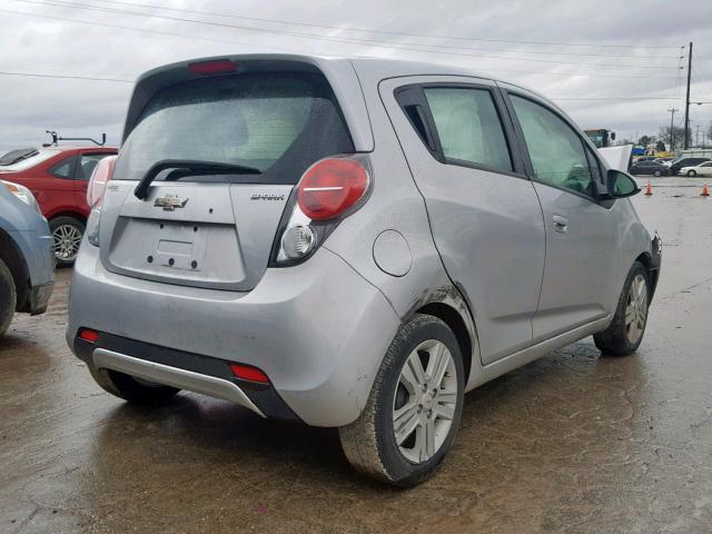 KL8CA6S90FC717426 - 2015 CHEVROLET SPARK LS SILVER photo 4