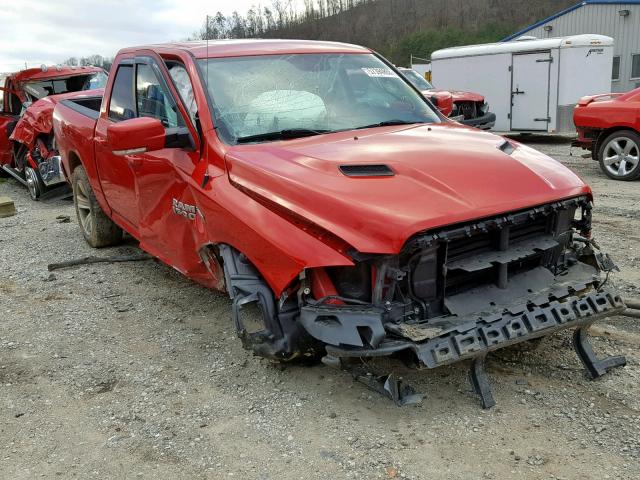 1C6RR7MT9FS719598 - 2015 RAM 1500 SPORT RED photo 1