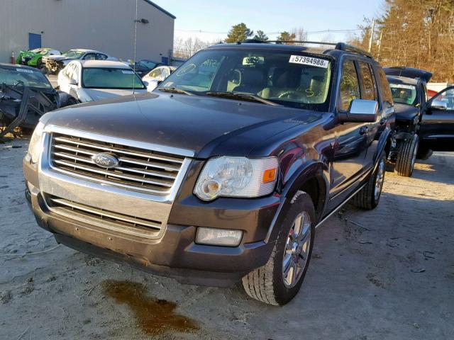 1FMEU75857UB41274 - 2007 FORD EXPLORER L GRAY photo 2