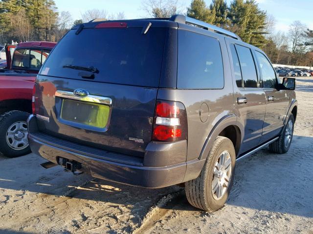 1FMEU75857UB41274 - 2007 FORD EXPLORER L GRAY photo 4