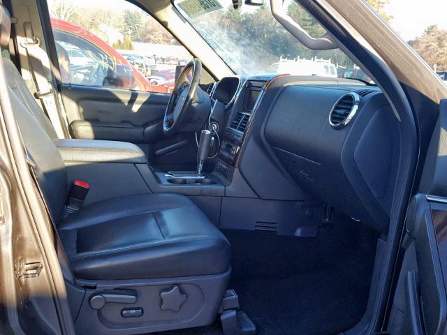 1FMEU75857UB41274 - 2007 FORD EXPLORER L GRAY photo 5