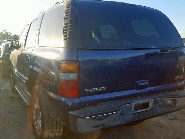 1GKEC13T53J154750 - 2003 GMC YUKON BLUE photo 3