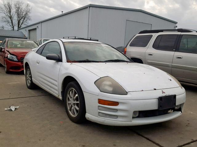 4A3AC44G6YE165458 - 2000 MITSUBISHI ECLIPSE GS WHITE photo 1