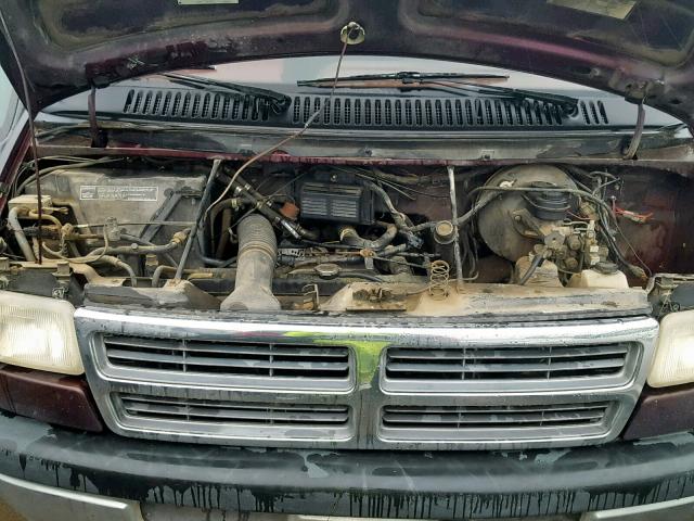 2B5WB35Z5RK537965 - 1994 DODGE RAM BROWN photo 7