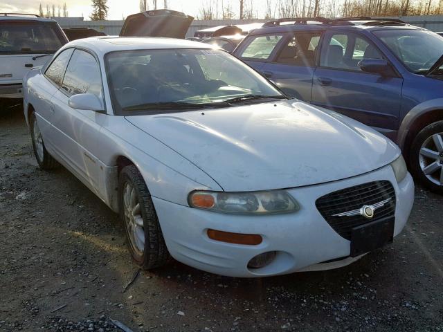 4C3AU52N6XE115328 - 1999 CHRYSLER SEBRING LX WHITE photo 1