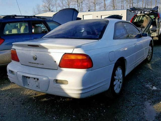 4C3AU52N6XE115328 - 1999 CHRYSLER SEBRING LX WHITE photo 4