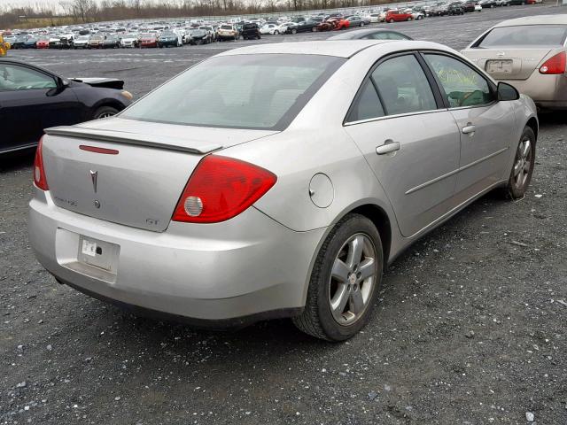 1G2ZH558X64107879 - 2006 PONTIAC G6 GT SILVER photo 4