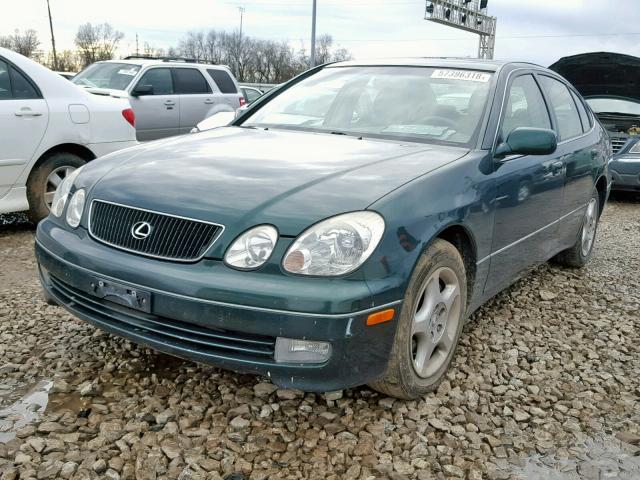 JT8BD68S3W0034091 - 1998 LEXUS GS 300 GREEN photo 2