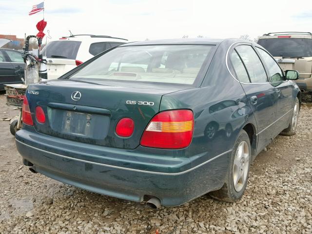 JT8BD68S3W0034091 - 1998 LEXUS GS 300 GREEN photo 4