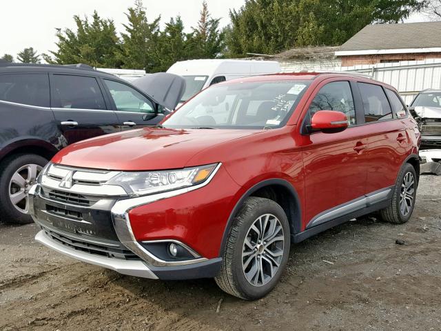 JA4AZ3A31JZ037196 - 2018 MITSUBISHI OUTLANDER RED photo 2