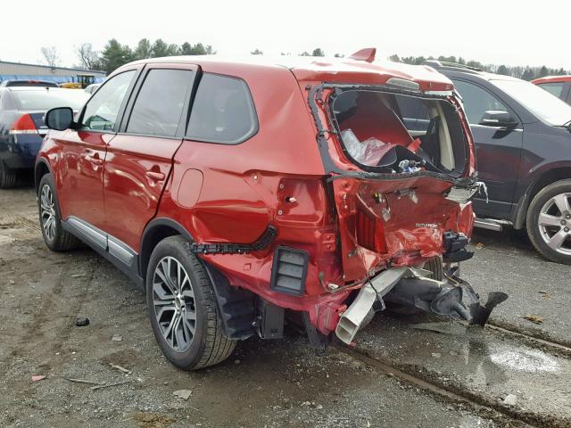 JA4AZ3A31JZ037196 - 2018 MITSUBISHI OUTLANDER RED photo 3