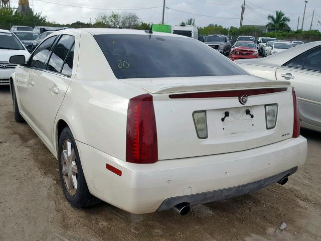 1G6DW677650196252 - 2005 CADILLAC STS WHITE photo 3
