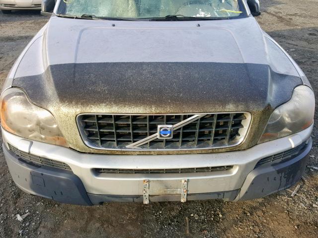 YV1CY59H241096560 - 2004 VOLVO XC90 SILVER photo 7