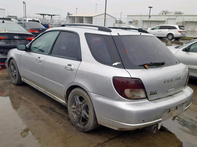 JF1GG29643G812142 - 2003 SUBARU IMPREZA WR SILVER photo 3