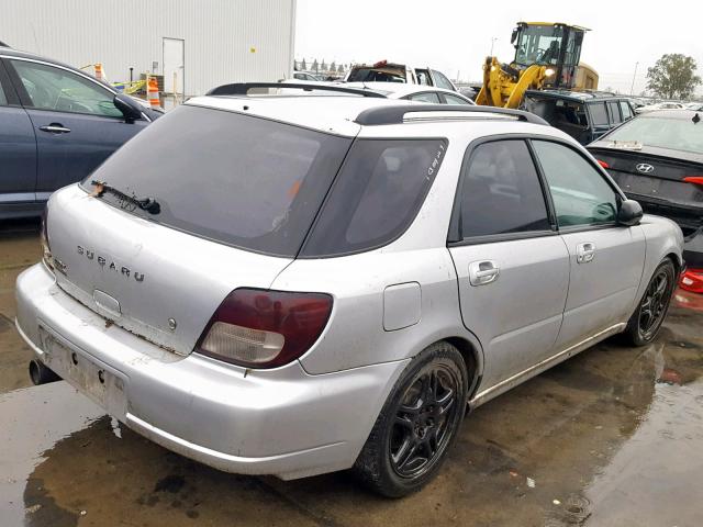 JF1GG29643G812142 - 2003 SUBARU IMPREZA WR SILVER photo 4