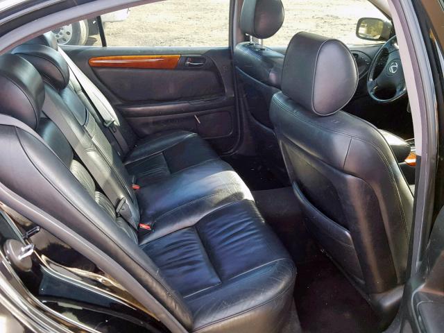 JT8BD69S810123887 - 2001 LEXUS GS 300 BLACK photo 6