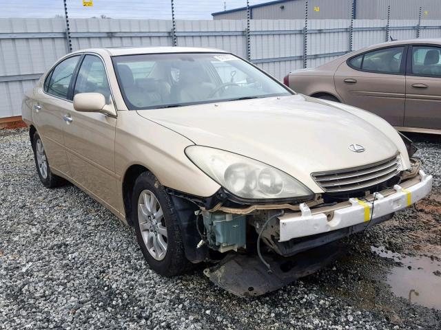 JTHBF30G520044177 - 2002 LEXUS ES 300 GOLD photo 1