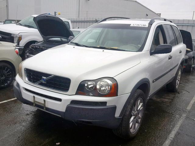 YV4CZ592661243929 - 2006 VOLVO XC90 WHITE photo 2