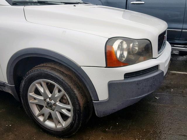 YV4CZ592661243929 - 2006 VOLVO XC90 WHITE photo 9