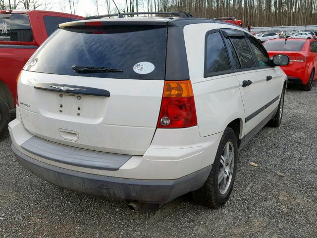 2A8GM48L37R217527 - 2007 CHRYSLER PACIFICA WHITE photo 4