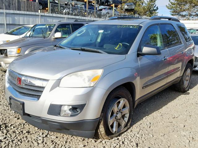 5GZEV13708J223116 - 2008 SATURN OUTLOOK XE SILVER photo 2