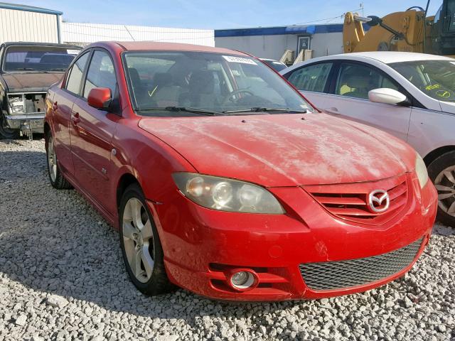 JM1BK323161511344 - 2006 MAZDA 3 S RED photo 1