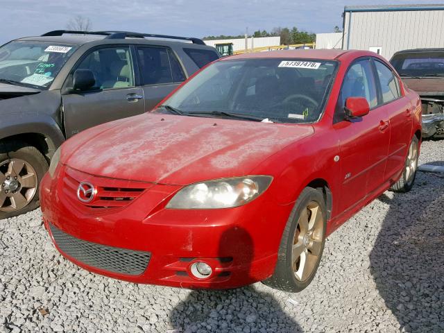 JM1BK323161511344 - 2006 MAZDA 3 S RED photo 2