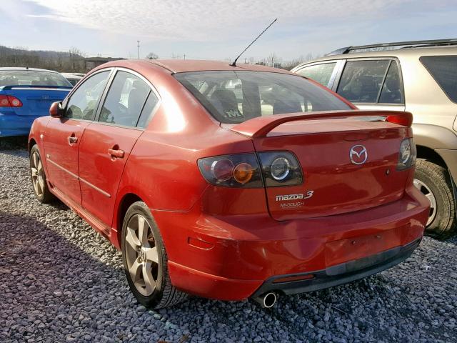 JM1BK323161511344 - 2006 MAZDA 3 S RED photo 3