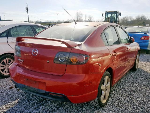 JM1BK323161511344 - 2006 MAZDA 3 S RED photo 4