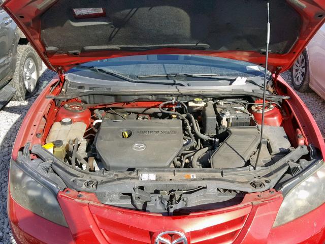 JM1BK323161511344 - 2006 MAZDA 3 S RED photo 7