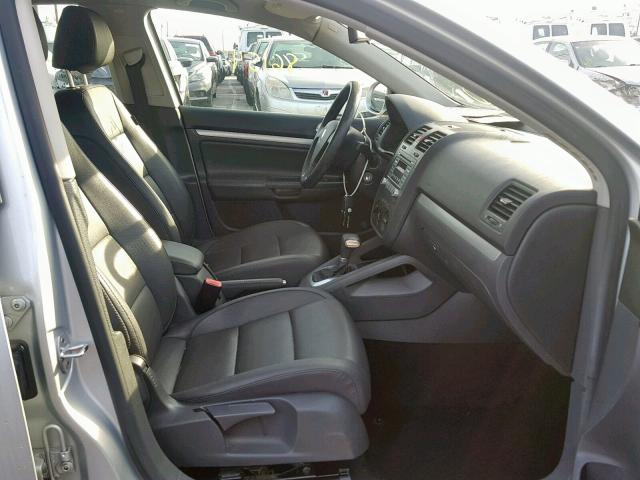 3VWEG71K27M158676 - 2007 VOLKSWAGEN JETTA WOLF SILVER photo 5