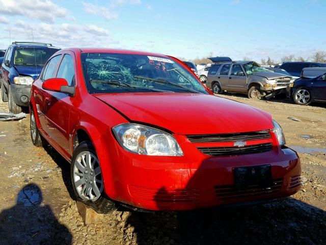 1G1AT58H097208556 - 2009 CHEVROLET COBALT LT RED photo 1