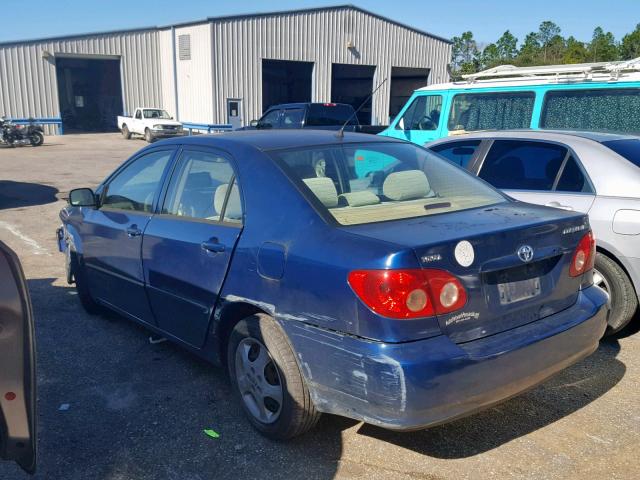 1NXBR32E96Z701903 - 2006 TOYOTA COROLLA CE BLUE photo 3