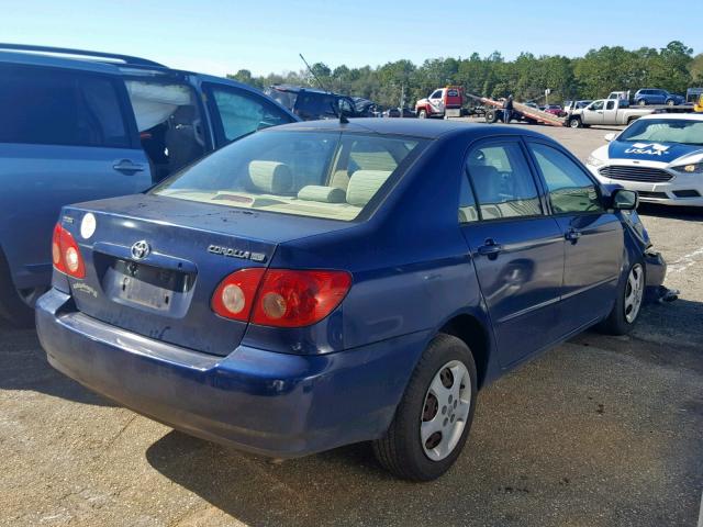 1NXBR32E96Z701903 - 2006 TOYOTA COROLLA CE BLUE photo 4