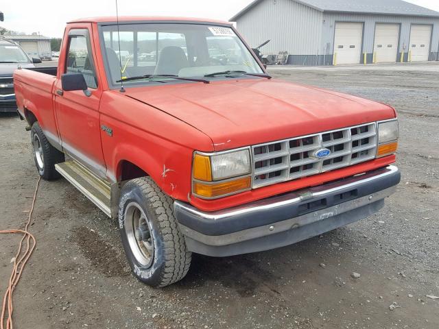 1FTCR11X9MUB09480 - 1991 FORD RANGER RED photo 1