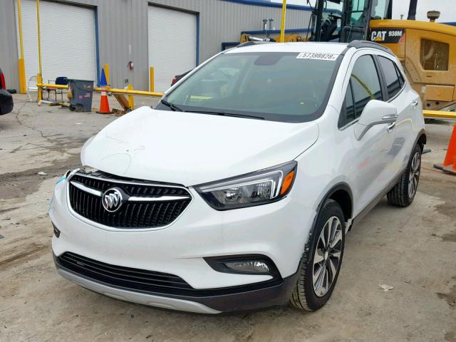 KL4CJBSB2JB586821 - 2018 BUICK ENCORE PRE WHITE photo 2