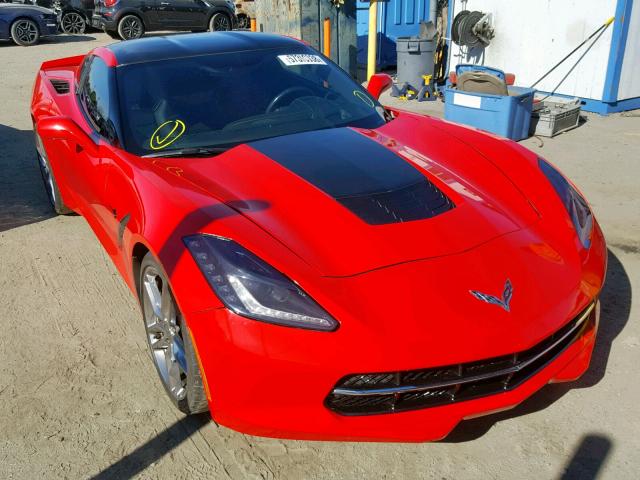 1G1YL2D72G5110924 - 2016 CHEVROLET CORVETTE S RED photo 1