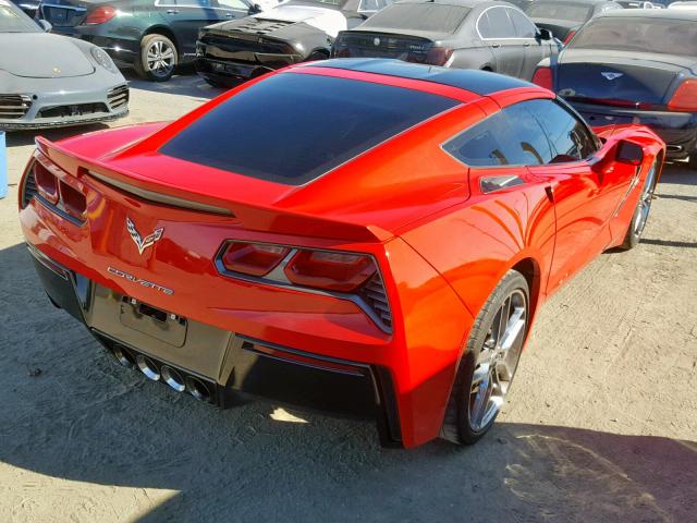 1G1YL2D72G5110924 - 2016 CHEVROLET CORVETTE S RED photo 4