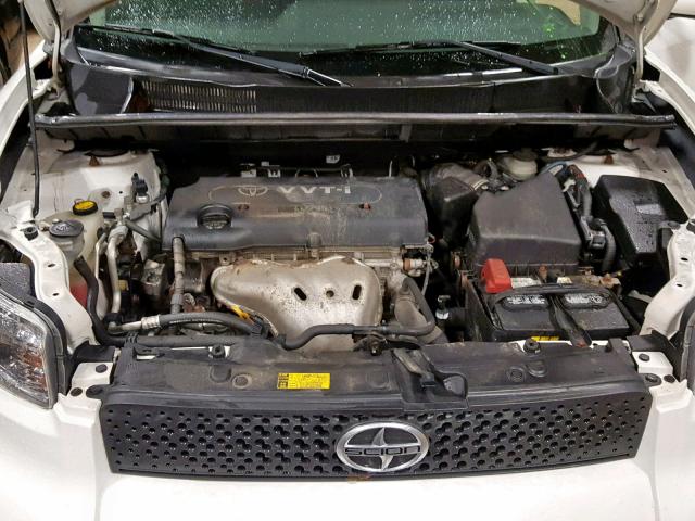 JTLKE50E491087240 - 2009 TOYOTA SCION XB Ақ фото 7