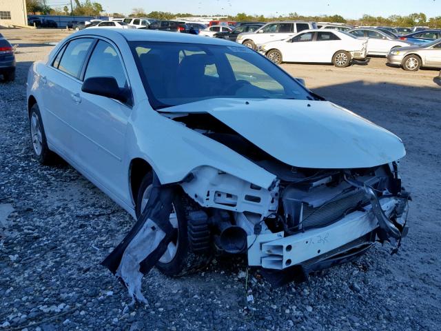 1G1ZB5EB8AF166279 - 2010 CHEVROLET MALIBU LS WHITE photo 1