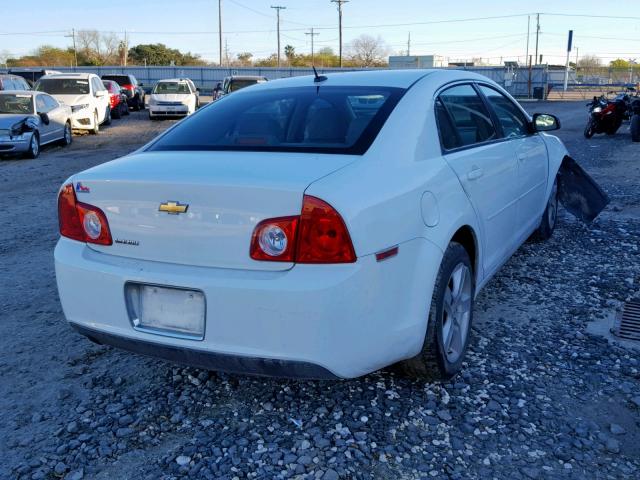 1G1ZB5EB8AF166279 - 2010 CHEVROLET MALIBU LS WHITE photo 4