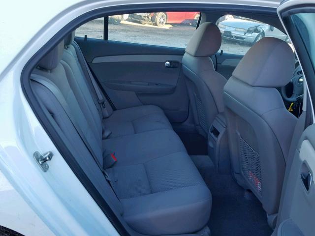 1G1ZB5EB8AF166279 - 2010 CHEVROLET MALIBU LS WHITE photo 6
