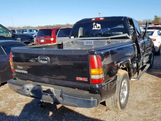 2GTEC13T351124624 - 2005 GMC NEW SIERRA BLACK photo 4