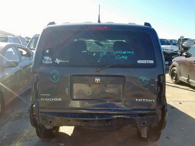 1D4PT4GK9BW576189 - 2011 DODGE NITRO HEAT GRAY photo 9