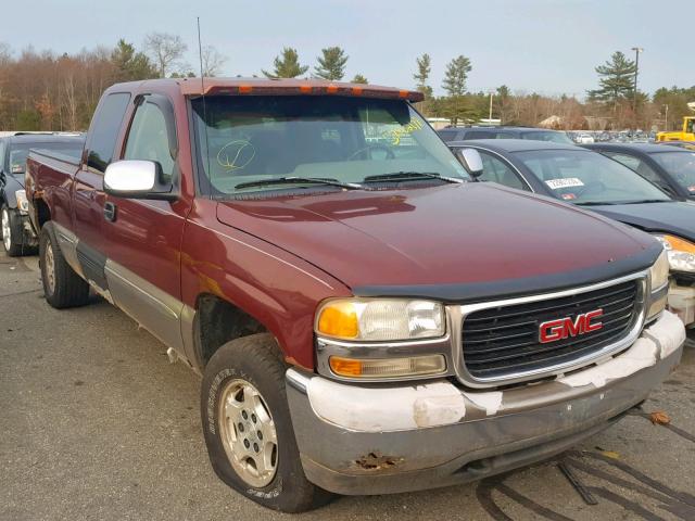 1GTEK19TXXZ512874 - 1999 GMC NEW SIERRA MAROON photo 1