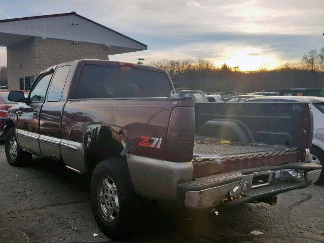 1GTEK19TXXZ512874 - 1999 GMC NEW SIERRA MAROON photo 3