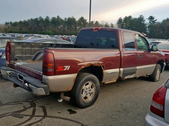 1GTEK19TXXZ512874 - 1999 GMC NEW SIERRA MAROON photo 4