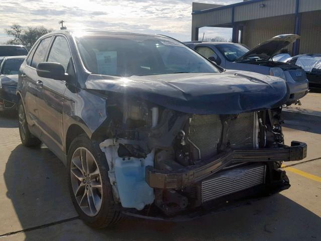 2FMTK3K94FBC11550 - 2015 FORD EDGE TITAN BLACK photo 1