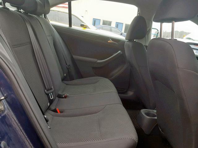 3VW1K7AJ4CM382790 - 2012 VOLKSWAGEN JETTA BASE BLUE photo 6